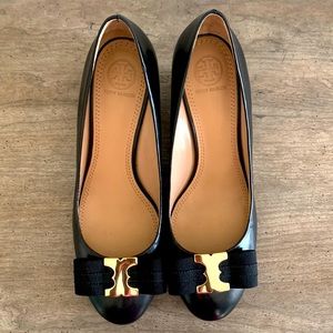 Tory Burch Leather Wedge